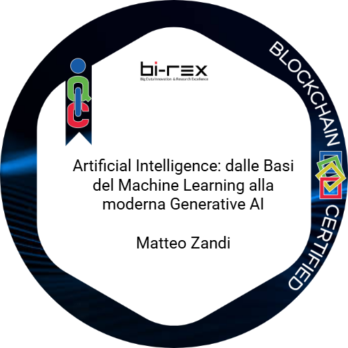 Corso BI-REX| Artificial Intelligence: dalle Basi del Machine Learning alla moderna Generative AI